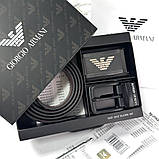 Ремінь і дві пряжки в подарунковій коробці GA (315), фото 2