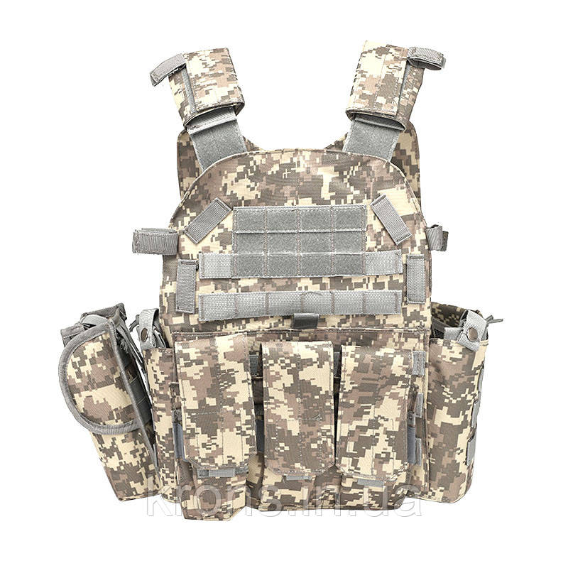 Жилет тактичний AOKALI Outdoor А64 Pixel