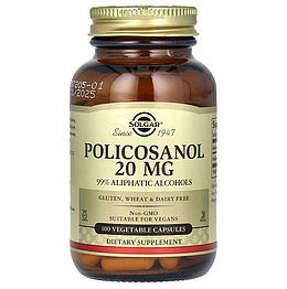 Policosanol Solgar 20 мг 100 капсул