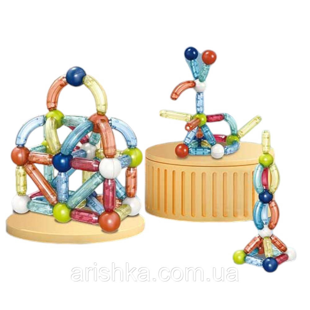 Конструктор магнітний 56 деталей 6623А