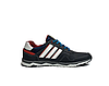 Чоловічі шкіряні кросівки Adidas Tech Flex blue сині, фото 3