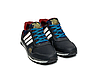 Чоловічі шкіряні кросівки Adidas Tech Flex blue сині, фото 4