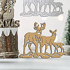 Ніж для створення вирубки із картона Олені NOZ067, фото 2