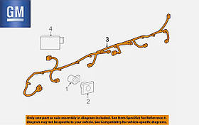 Chevrolet Bolt 2017 Проводка заднього бамперу на задній бампер Нова Оригінал