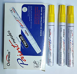 Маркер-фарба _жовтий DSCN7501-YE (2.0-2.8mm) уп-12шт