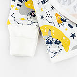 Комплект для немовлят 3 в 1 з начосом з єнотиками Raccoon, фото 5