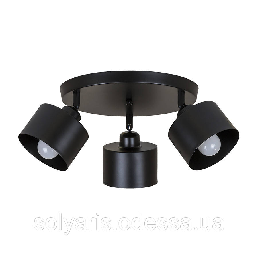 Люстра лофт стельова 752X187F2-3 BK (300)