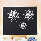 Ніж для створення вирубки із картона Сніжинки NOZ082, фото 2