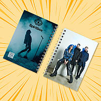 Блокнот А6 пружина 48 л. клітина Spiritbox