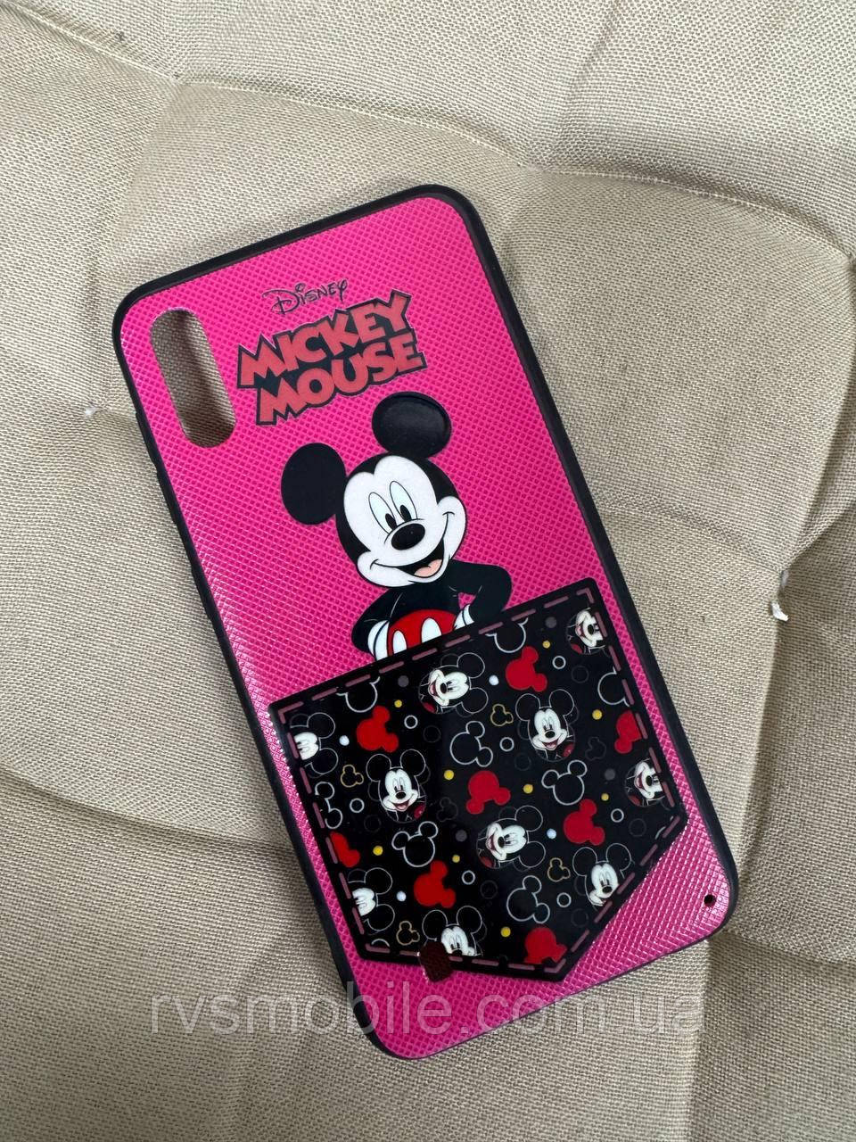 Чохол для Samsung Galaxy М10 - Disney Міккі Маус, Рожевий