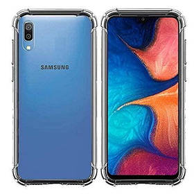 Силіконовий чохол для Samsung Galaxy A02 / M02 - Прозорий (посилені кути)