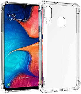 Силіконовий чохол для Samsung Galaxy A20 / A30 / M10s - Прозорий (посилені кути)