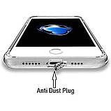 Силіконовий чохол для Samsung Galaxy S20 - Прозорий (із заглушками), фото 3
