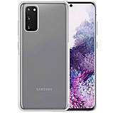 Силіконовий чохол для Samsung Galaxy S20 - Прозорий (із заглушками), фото 5
