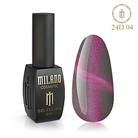 Milano Cosmetic гель-лак Котяче око Cat eyes 24D № 04 для нігтів, 8 мл