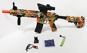 Дитячий автомат на орбізах M416 Extreme Graffiti, АКБ 7.4 V, 71 см, 8000 шт. орбізів