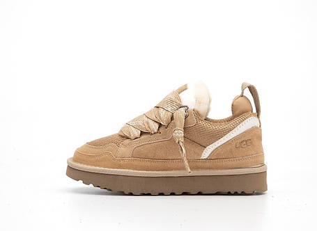 Зимові Жіночі Кросівки UGG Lowmel Beige / УГГ Лоумел Бежеві, фото 1