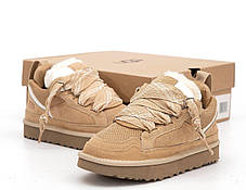 Зимові Жіночі Кросівки UGG Lowmel Beige / УГГ Лоумел Бежеві, фото 4
