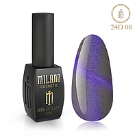 Milano Cosmetic гель-лак Котяче око Cat eyes 24D № 08 для нігтів, 8 мл