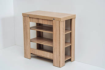 Стіл розкладний "Зручный" Дуб Сонома (1200x800x750) Дуб Сонома Гамма стиль