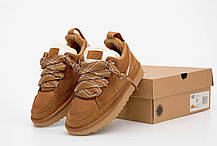 Зимові Жіночі Кросівки UGG Lowmel Brown / УГГ Лоумел Коричневі, фото 5