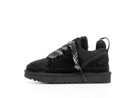 Зимові Жіночі Кросівки UGG Lowmel Black / УГГ Лоумел Чорні, фото 1