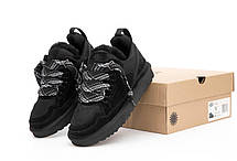 Зимові Жіночі Кросівки UGG Lowmel Black / УГГ Лоумел Чорні, фото 5