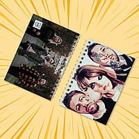 Блокнот А6 пружина 48 л. клітина Spiritbox 002