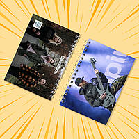 Блокнот А6 пружина 48 л. клітина Spiritbox 007