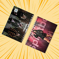 Блокнот А6 пружина 48 л. клітина Spiritbox 008