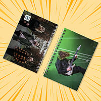 Блокнот А6 пружина 48 л. клітина Spiritbox 009