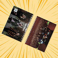 Блокнот А6 пружина 48 л. клітина Spiritbox 010