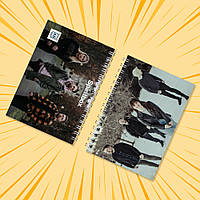 Блокнот А6 пружина 48 л. клітина Spiritbox 015