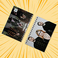 Блокнот А6 пружина 48 л. клітина Spiritbox 016