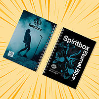 Блокнот А6 пружина 48 л. клітина Spiritbox 020