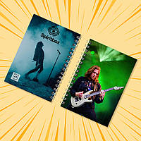 Блокнот А6 пружина 48 л. клітина Spiritbox 021