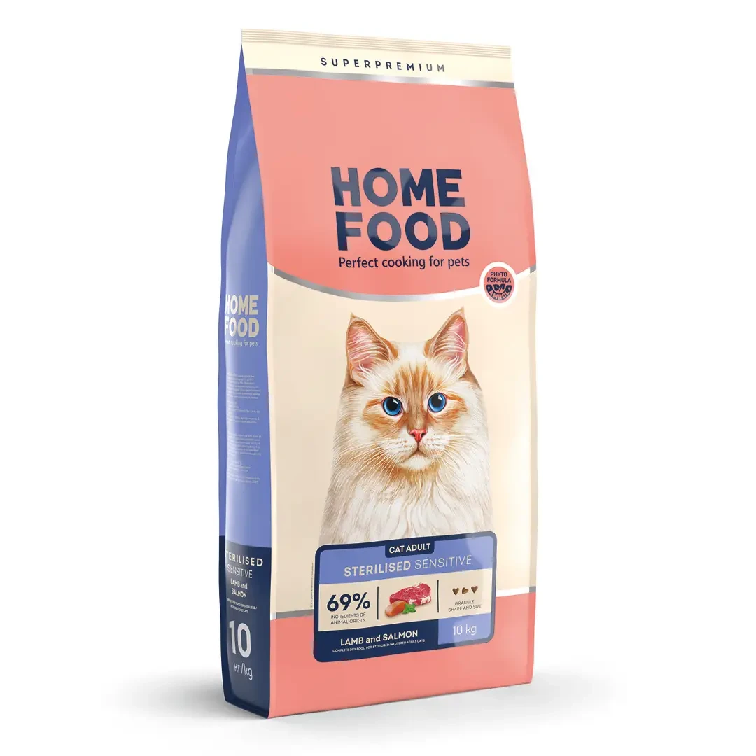 Home Food з ягням, лососем  для котів із чутливим травленням, фото 1
