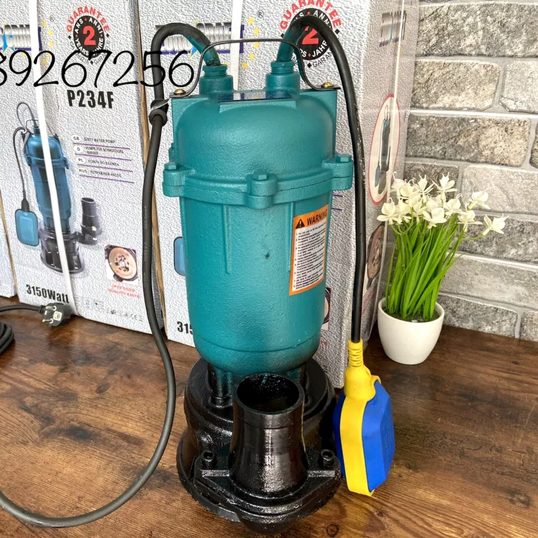 Насос дренажник фекальный 3150Вт (с ножом и поплавком), Хороший ...