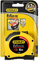 Рулетка 8м х 28мм "Max" магнитная STANLEY 0-33-959