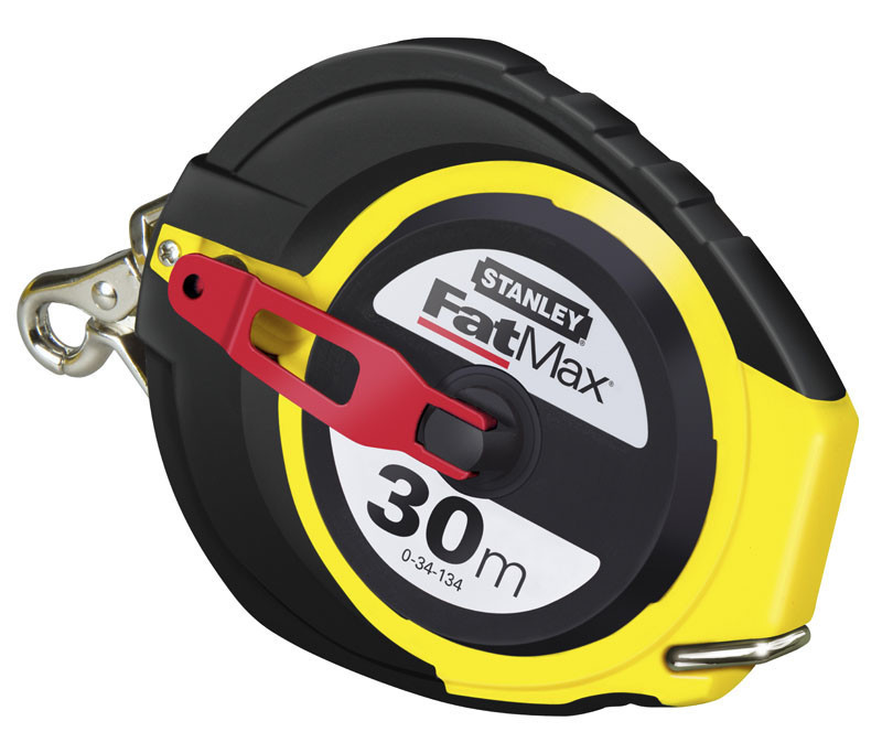 ✅ Рулетка 30м х 10мм "Фатмах" сталева стрічка STANLEY 0-34-134