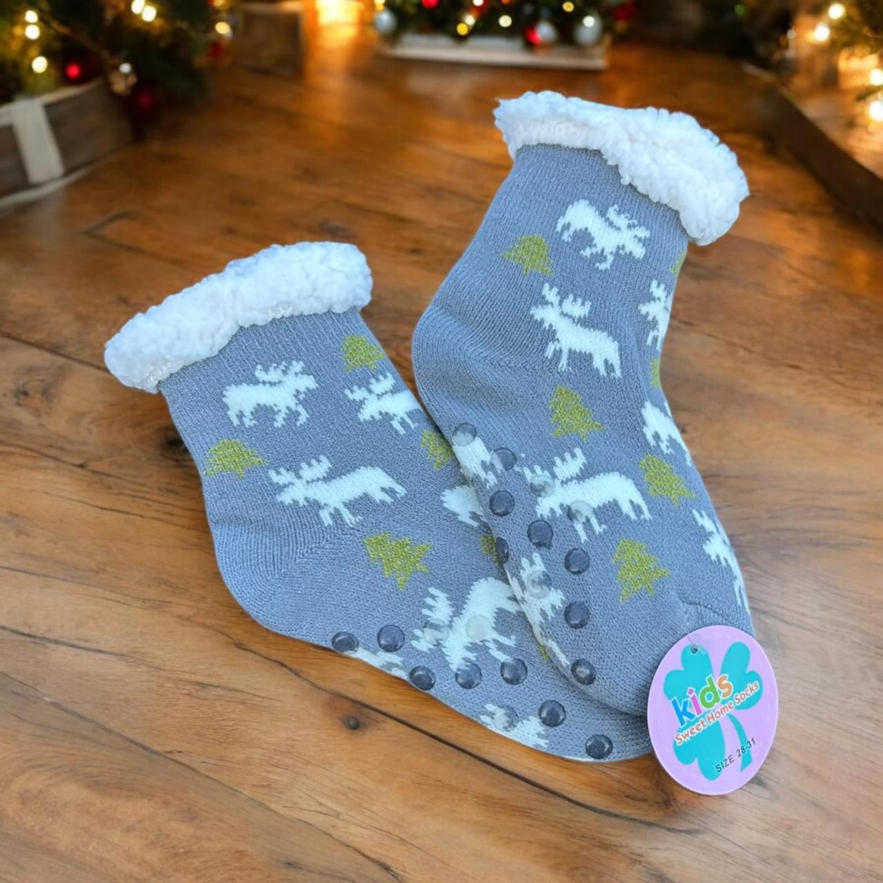 803 Шкарпетки дитячі на флісі 32-35, фото 1