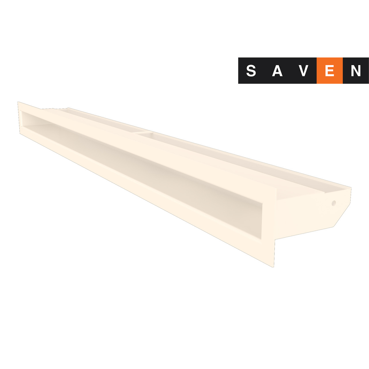 Вентиляційна решітка для каміна SAVEN Loft 60х800 кремова, фото 1