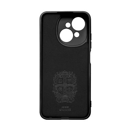 Чохол накладка ArmorStandart TPU ICON для Tecno Spark Go 1 (KL4) Camera cover Black (ARM81215), фото 3