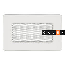 Вентиляційна решітка для каміна SAVEN 11х17 біла
