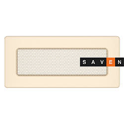 Вентиляційна решітка для каміна SAVEN 11х24 кремова