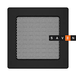 Вентиляційна решітка для каміна SAVEN 17х17 чорна