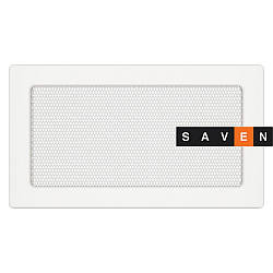 Вентиляційна решітка для каміна SAVEN 17х30 біла