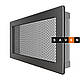Вентиляційна решітка для каміна SAVEN 17х30 графітова, фото 2