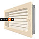 Вентиляційна решітка для каміна SAVEN 17х30 кремова з жалюзі, фото 2