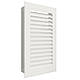 Вентиляційна решітка для каміна SAVEN Hide Vertical 30x17 біла, фото 3